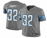 Nike Men & Women & Youth Detroit Lions #32 DAndre Swift 2021 Gray Vapor Untouchable Limited Stitched Jersey,baseball caps,new era cap wholesale,wholesale hats